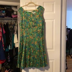 Disney Parks Tiki Room print dress size 3x